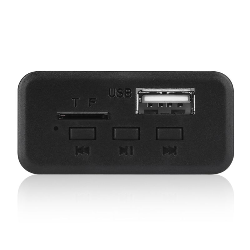 Radio samochodowe Bluetooth 5.0 odtwarzacz MP3 5V 12V płytka dekodera WMA moduł Audio FM TF USB 3.5mm AUX dla samochodów