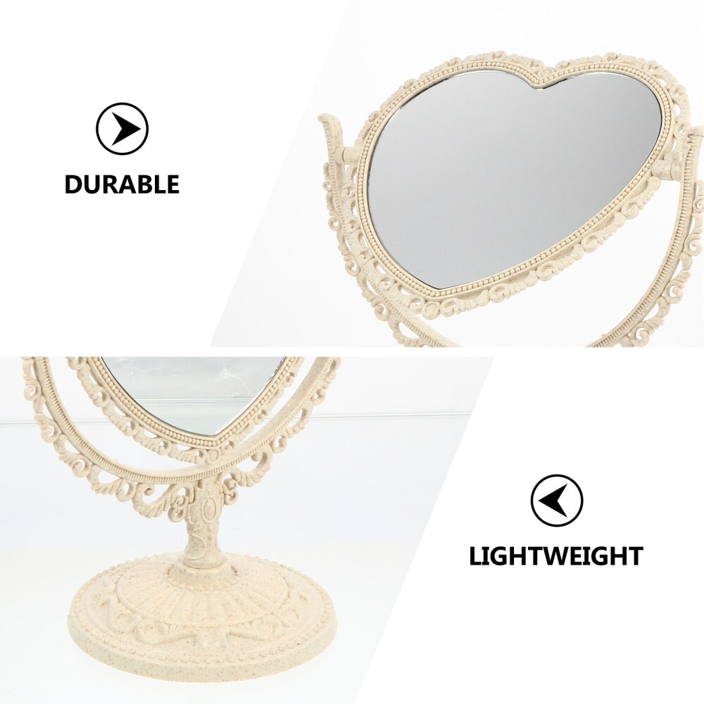 Espejo de tocador Vintage para maquillaje, 1 unidad