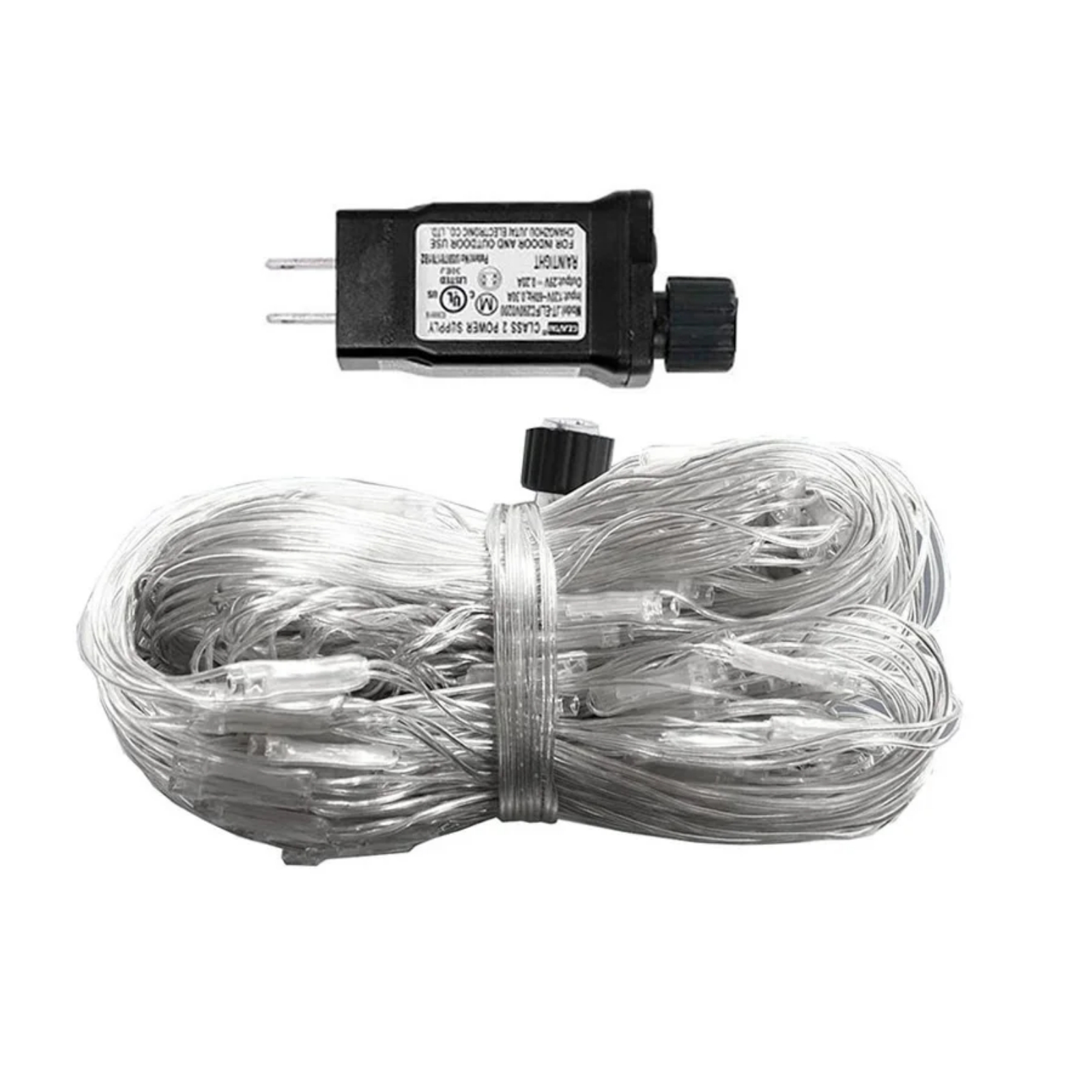 Guirnaldas de luces LED de malla de 24V, 1,5x1,5 M, 3x2M, 6x4M, cortina impermeable para exteriores, lámpara de cadena, decoración del banquete de boda de Navidad, blanco cálido RGB