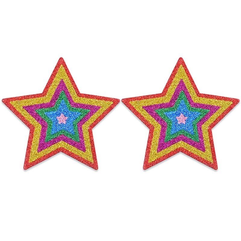 Cache-mamelon à paillettes pour femmes, autocollants de noël, dessin animé, flocons de neige, autocollants pour seins jetables, soutien-gorge adhésif Invisible: 1