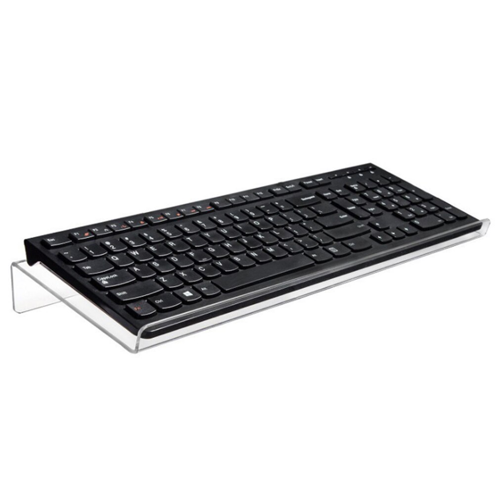 Soporte ergonómico inclinado para teclado de ordenador, accesorios para oficina y hogar, acrílico, elevado