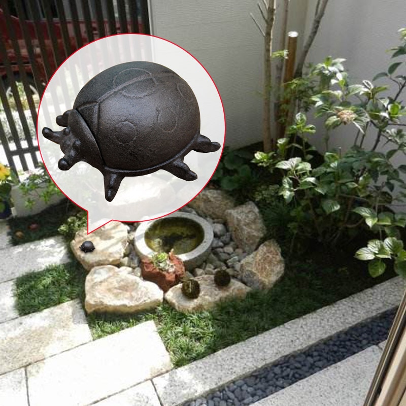 Sejf europejski żeliwa zbiornik robić przechowywania kreatywny zwierząt styl ukryte uchwyt dekoracja robić przydomowego ogrodu ozdoby