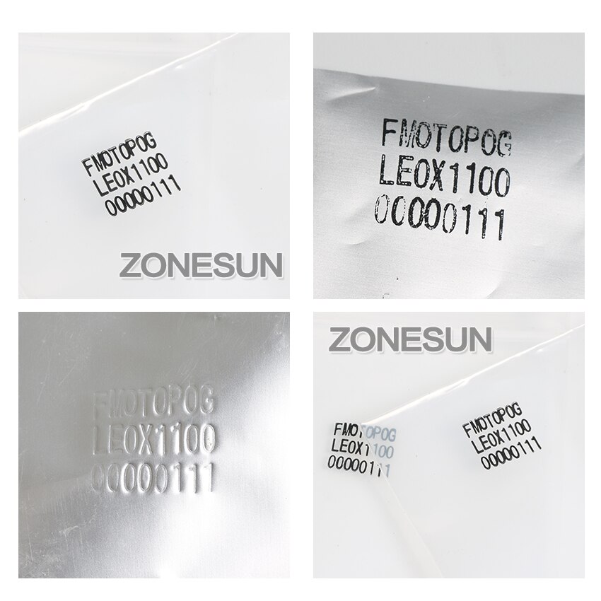 ZONESUN date coding machine printing machine Manual expiry date code printers Foll Stamp Coder expiry date machine