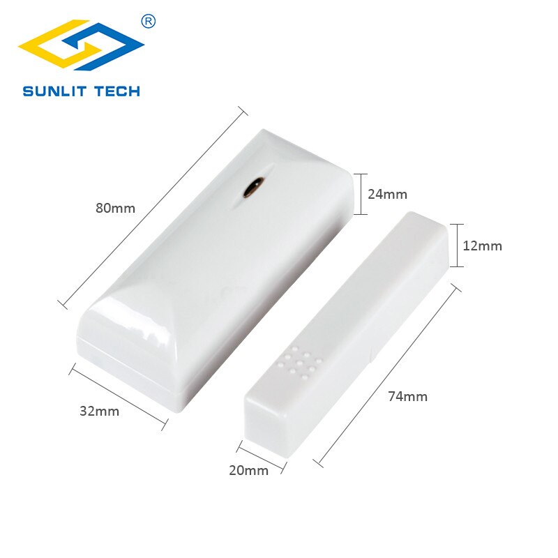 Wireless Door Window Open Sensor Alarm System MD-210R 433MHz/868MHz Smart Life Wifi Magnetic Switch Detector For ST-VGT ST-IIIB
