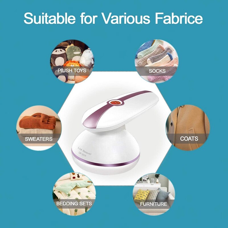 Electric Clothes Shaver, USB Recharge Furniture Upholstery Couch Bed Fuzz Pill Shaver Lint Remover