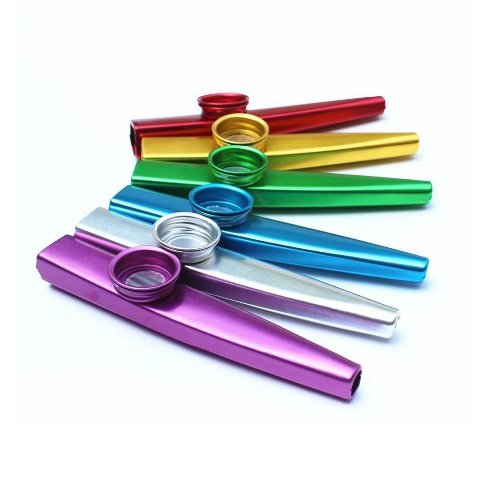 Simple léger Kazoo alliage d'aluminium métal pour Instrument de guitare amateurs de musique Instrument Instrument de musique strumenti
