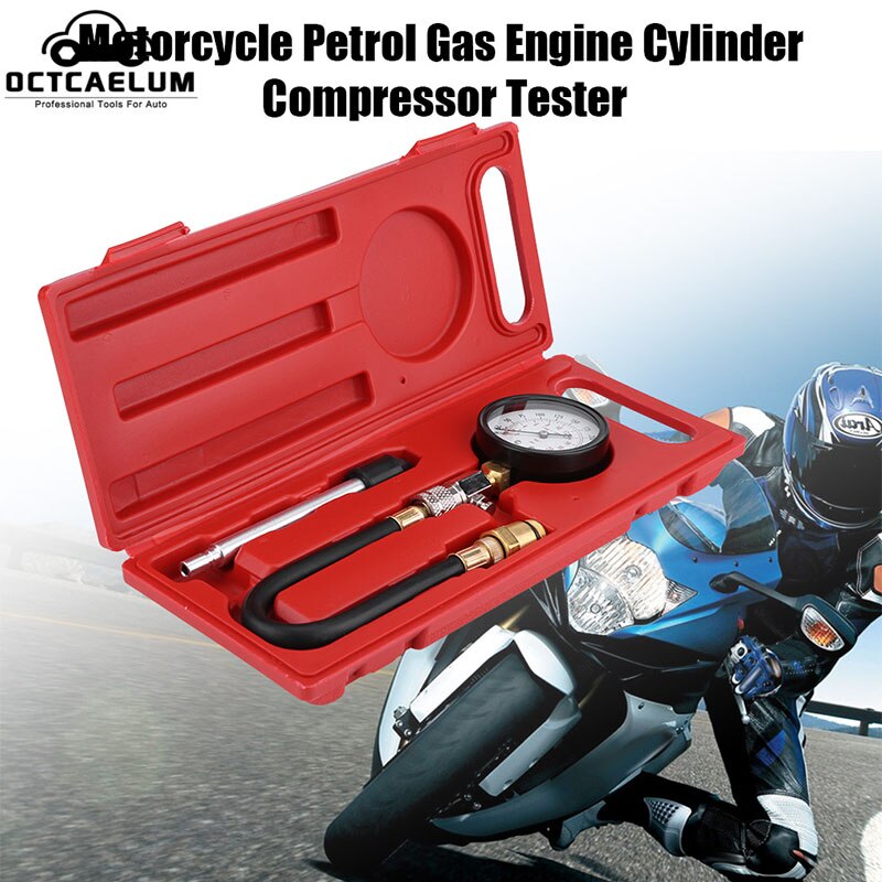Petrol Engine Cylinder Compression Compressor Measure Tester Detect Diagnostic Tool Kit ST0073