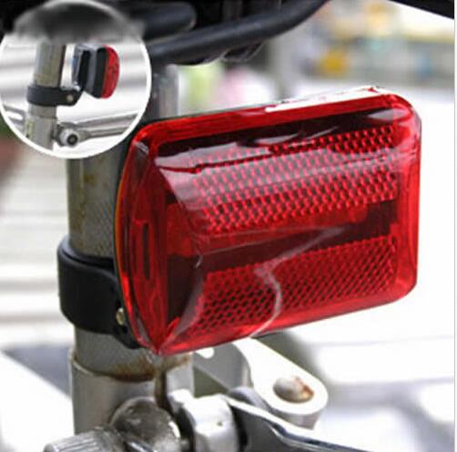 Vandtæt cykel cykel 5 led bageste baglygte lampe pære rød tilbage cykling sikkerhedsadvarsel blinkende lys reflektortilbehør