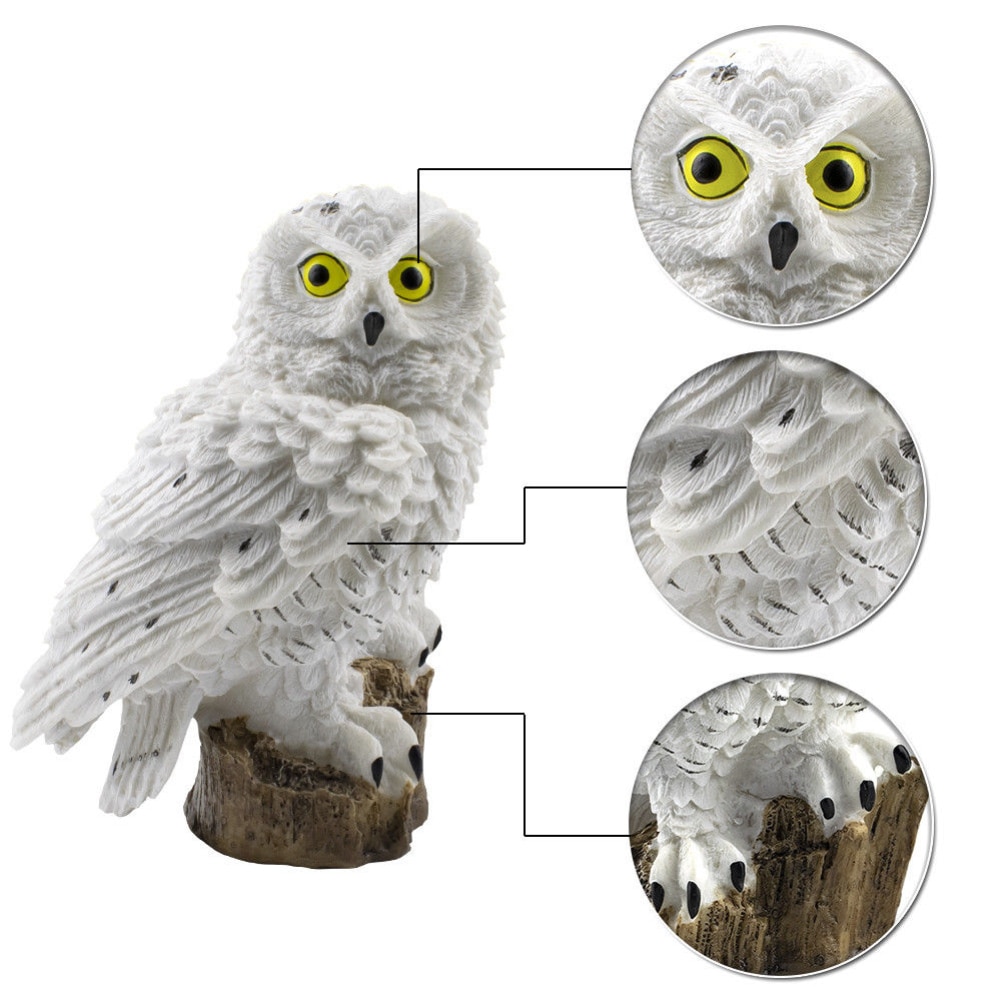 Owl LED Garden Lights Solar Night Lights Owl Shape Solar-Powered Lawn Lamp Night Lights Home Garden Solar Lamps