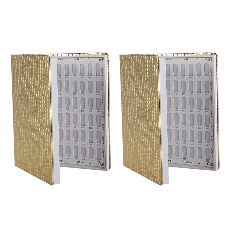 2X 120 Tips Nail Color Art Display Book Nail Polis... Vicedeal