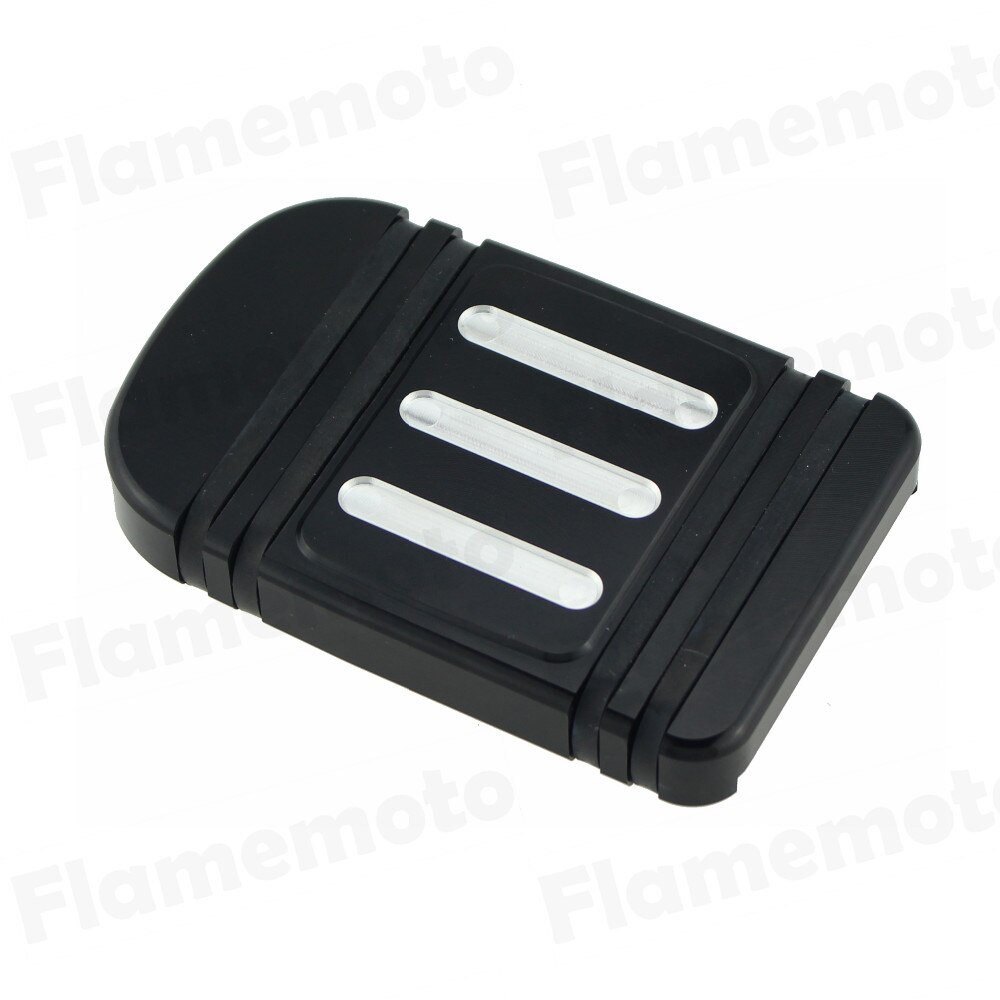 Motorcycle CNC Large Brake Pedal Pad Cover Foot Pegs For Harley Touring Road King Street Glide FLH Softail FXST Dyna FLD Trike