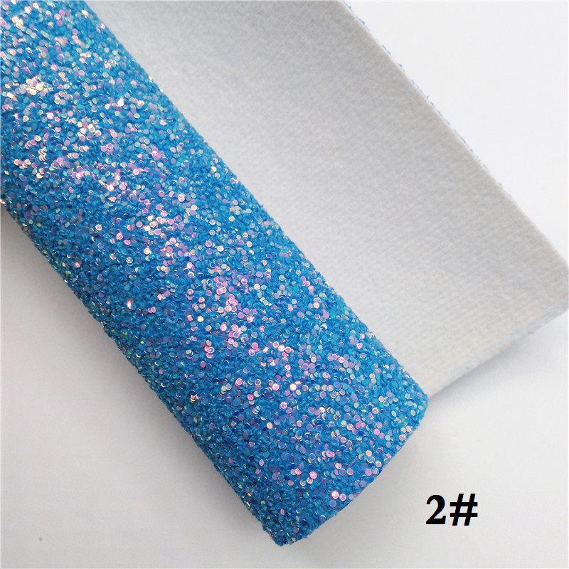 Glitterwishcome 21X29CM A4 taille paillettes tissu, gros cuir pailleté, Faux cuir PU tissu vinyle pour les arcs, GM502A: 2