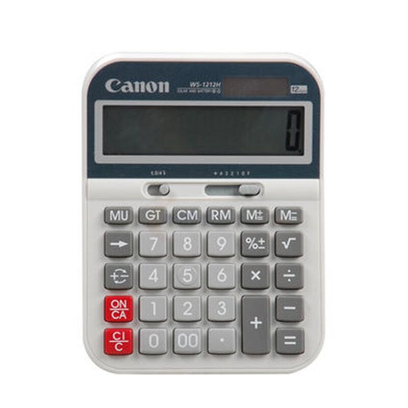 Canon-calculadora de escritorio Power WS-1212H, dispositivo para gestión financiera y de contabilidad, para oficina y negocios