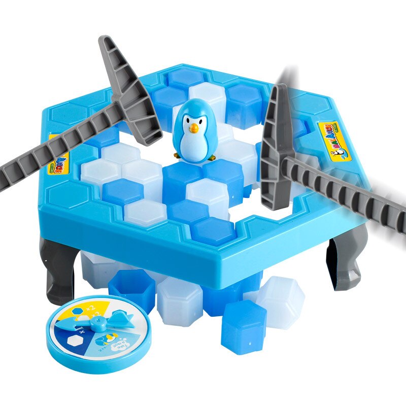 1 Set Kleine Besparen Pinguïn Val Ice Breaker Spel Blok Speelgoed Grappige Kinderen Kids EIG88