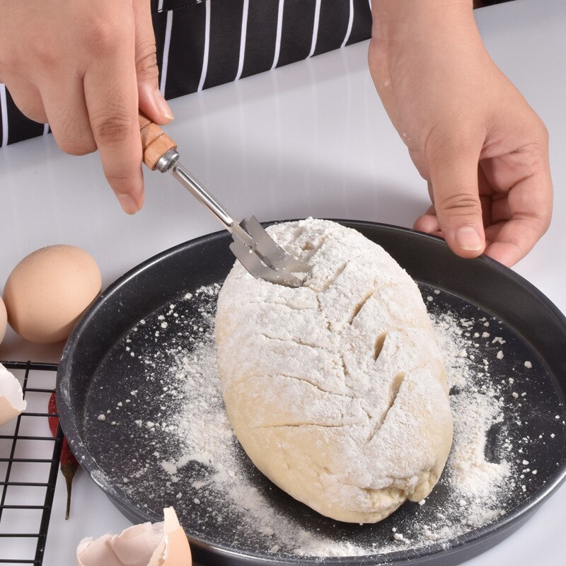 Bogen Schneiden Messer Brot Trimmen Messer Stangenbrot Kreative Klassische Edelstahl Schneiden Messer Teig Würfel Messer Brot Messer