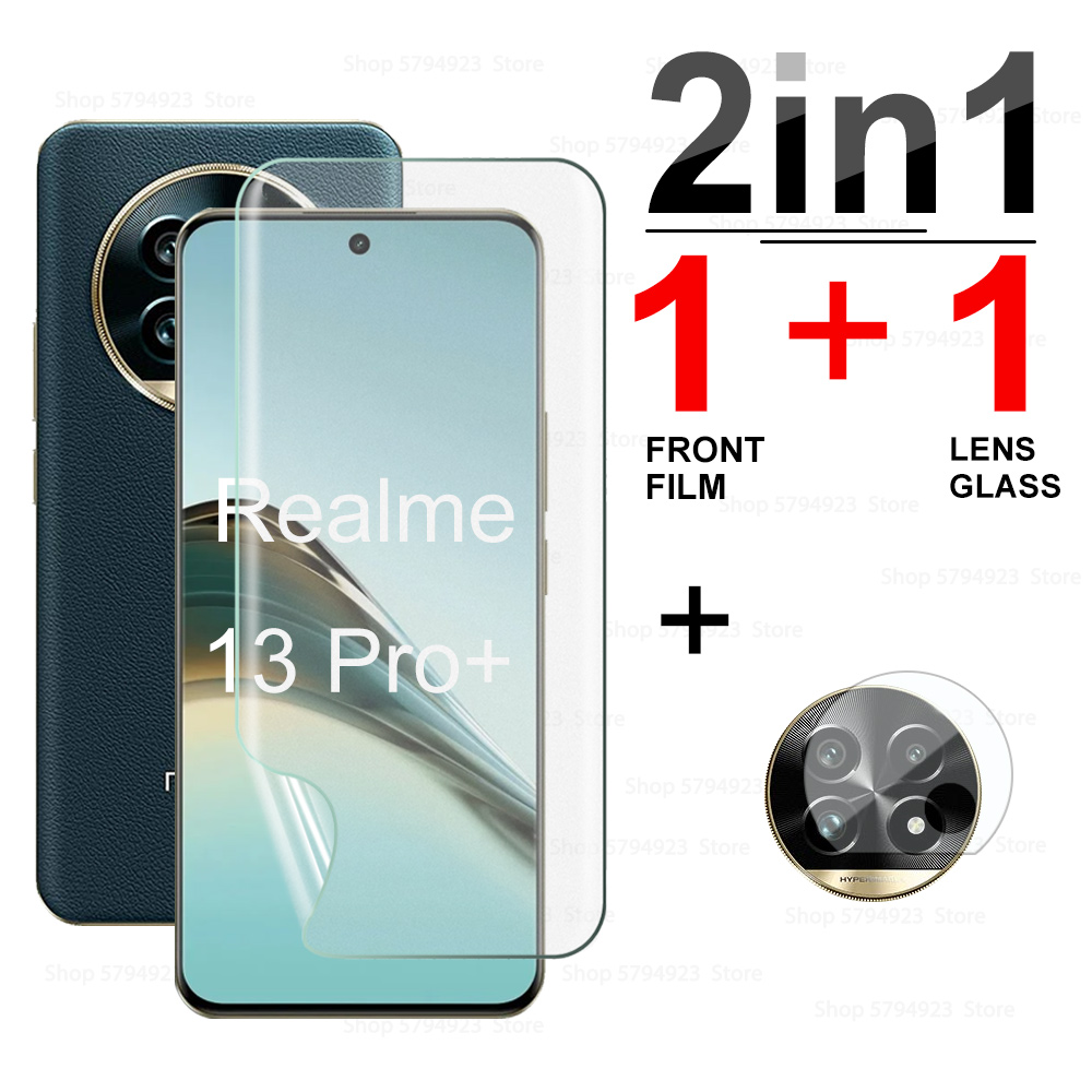 4to1 Camera Lens Protect Glass For Realme 13 Pro Plus 5G Screen Protector Hydrogel Film For Realme 13Pro+ Realme13Pro 13 ProPlus: Lucent / bundle 18