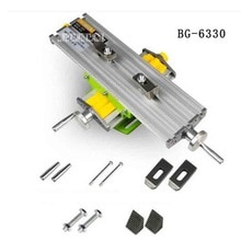 BG-6330 Mini Cross Slide Table Micro Milling Machine Multifunctional Precision Cross Slide Workbench (330*95mm)