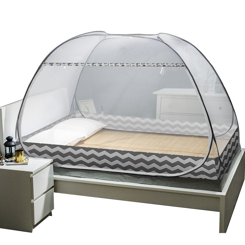 Rits Yurt Klamboe Student Dingle Bed Slaapkamer Bovenste En Onderste Stapelbed Beugel Klamboe Inklapbare Outdoor Klamboe