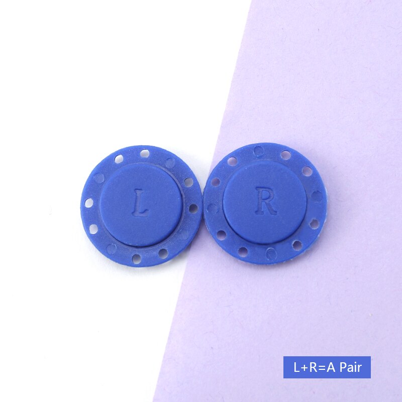 Botón magnético de piedra para coser, hebilla Invisible, botón magnético automático para costura DIY, conjunto de costura para bolsa/cárdigan/chaqueta, 5 pares: NO.05-sapphire