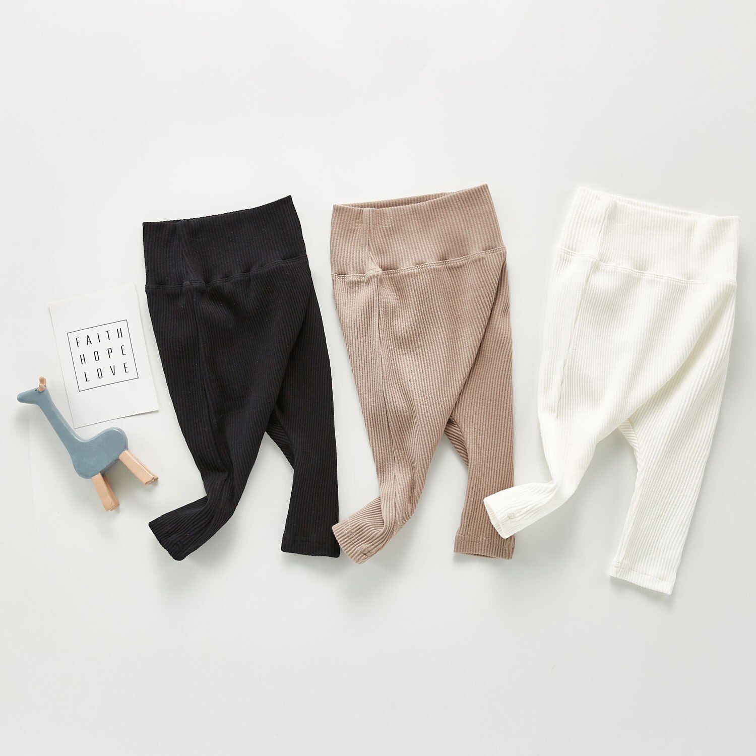 Pantalon décontracté pour bébé de 0 à 3 ans, legging côtelé en coton pour garçon et fille, grand PP, nouveauté printemps automne