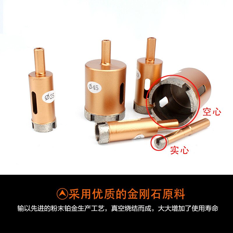 Marmer Hole Boor Tegel Betonnen Muur Glas Strass Boor 6-30mm Set