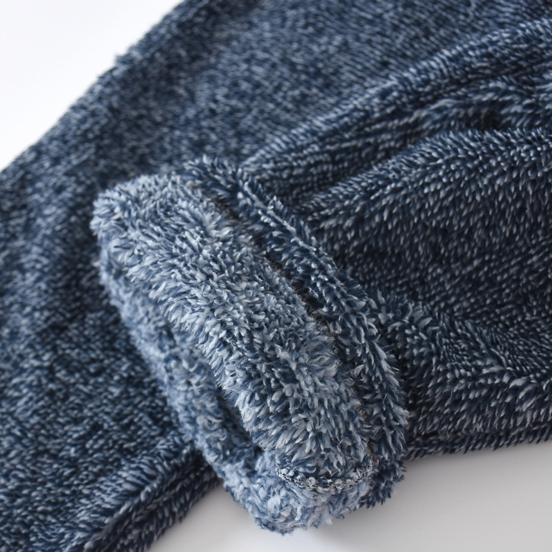 Pyjama en flanelle pour couple, ensemble deux pièces pour homme et femme, pantalon à manches longues, en velours cationique épais, vêtements de maison, automne hiver