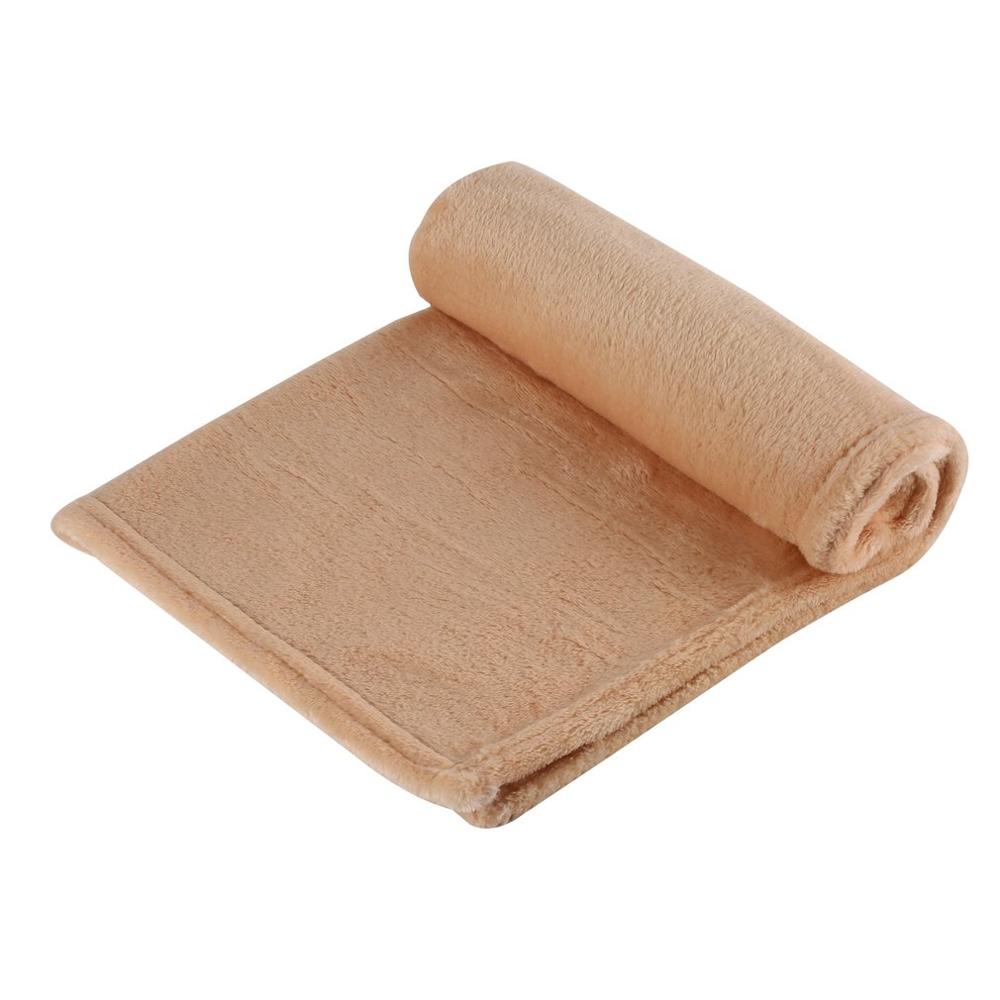 Mjuk och varm korall sammetsfilt vinterlakan överkast soffa rutigt tyg lätt mekanisk tvätt flanellfilt