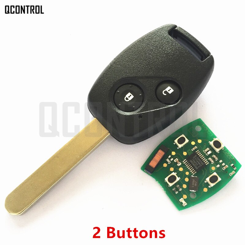 QCONTROL Car Remote Key Suit for Honda HLIK-1T Accord Element Pilot CR-V HR-V Fit City Jazz Odyssey Fleed 313MHz