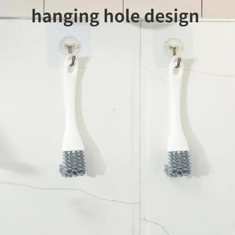 1pc BBQ griglia Spazzola per pulizia barbecue Raschietto Griglia multifunzionale rete Forno Teglia da forno gadget da cucina Spazzola con gancio a forma di V