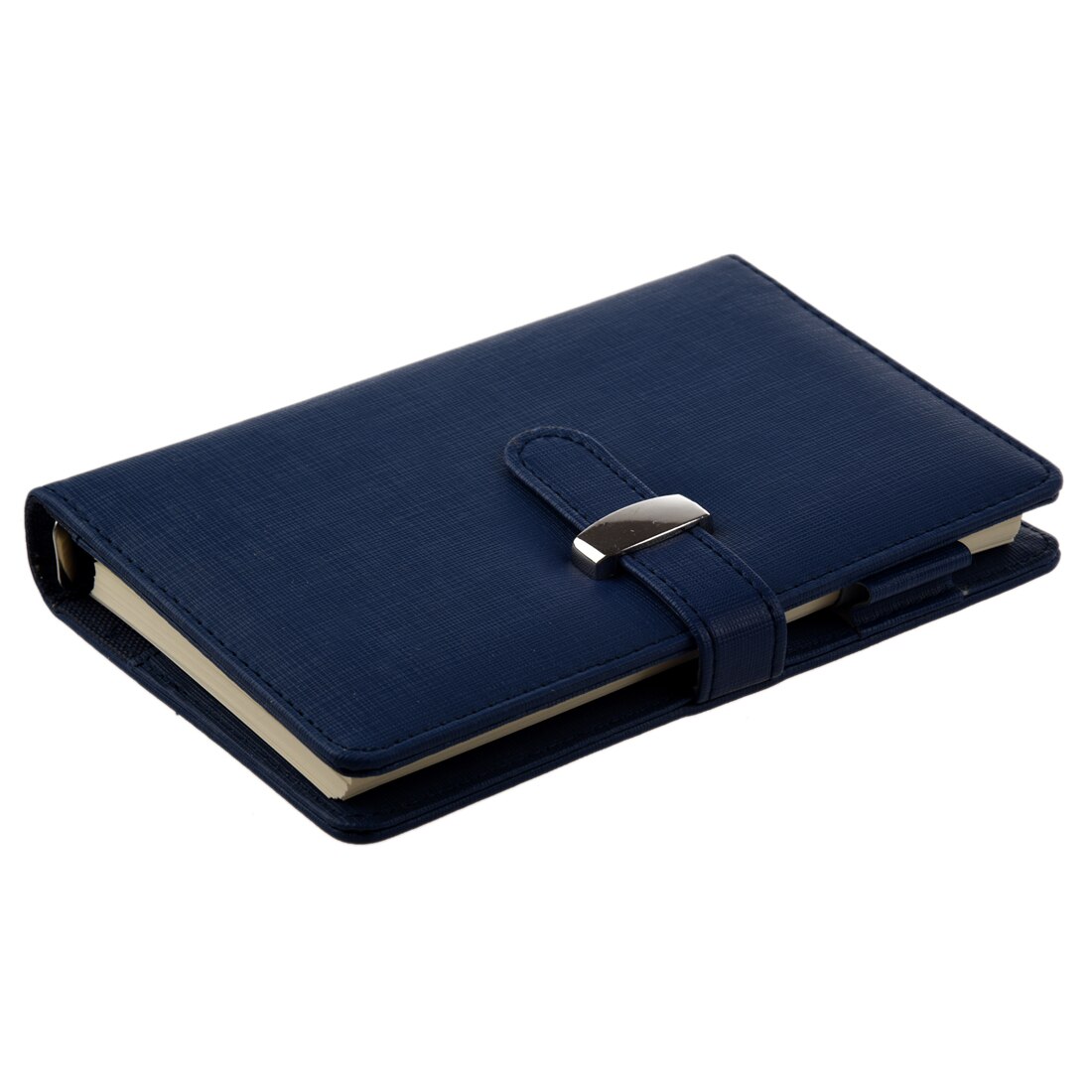 Pocket Organiser Planner Notebooks Leather Filofax Diary Notebook for Daily Schedule Agenda Blue