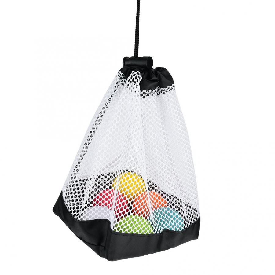 Bal nylon mesh trekkoord tas 36 ballen opbergnet tas accessoire accessoires