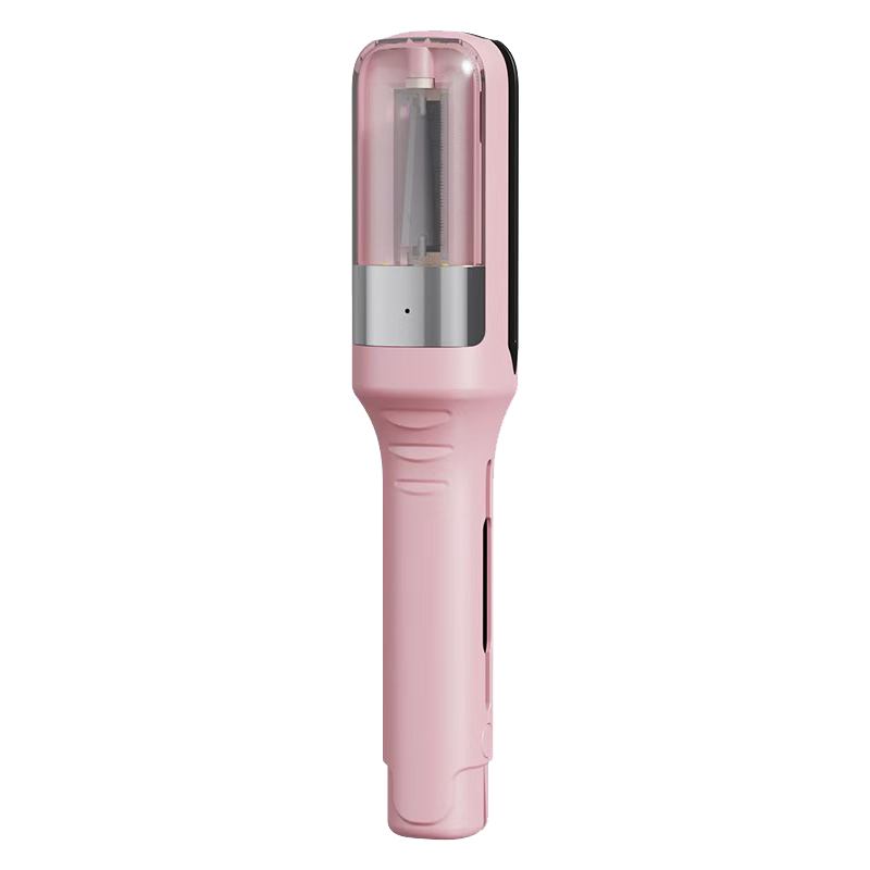 Hair ends Trimmer Split Remover Dry Damaged Brittle Automatic Trim Split for Women Cordless Hair cutting machine: Pink