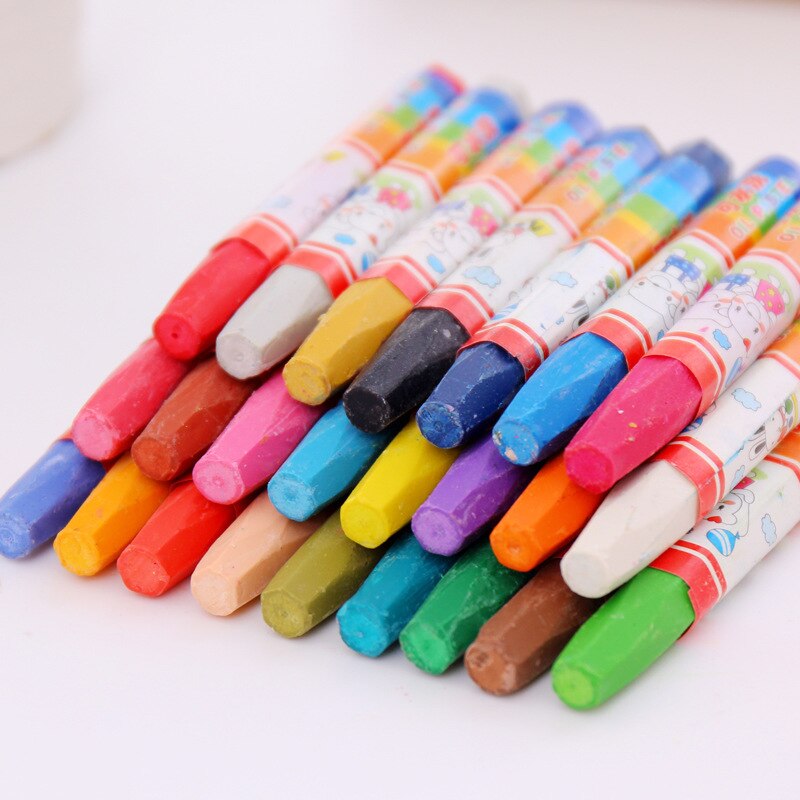 12/18/24 Color Oil Pastel Non-Toxic Wax Crayon Stick Angular Painting Drawing Pen for Student Graffiti Crayons Stationery