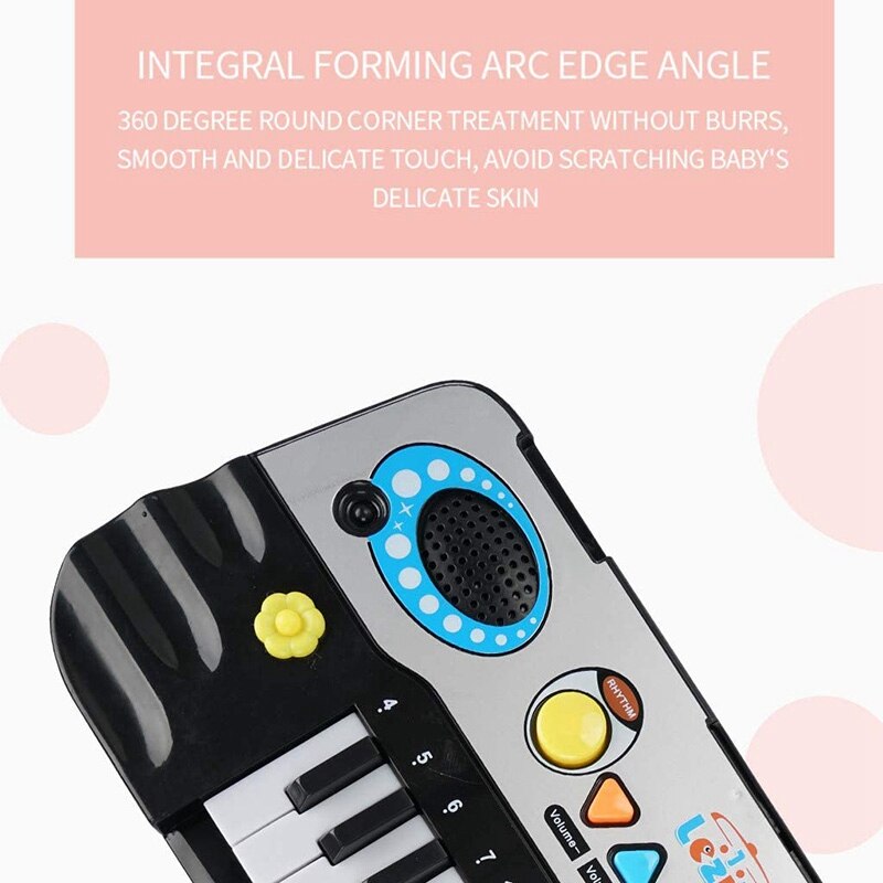 32 Toetsen Elektronische Keyboard Piano Voor Kinderen Led Muziek Draagbare Onderwijs Toetsenbord Speelgoed Met Microfoon Muziekinstrument