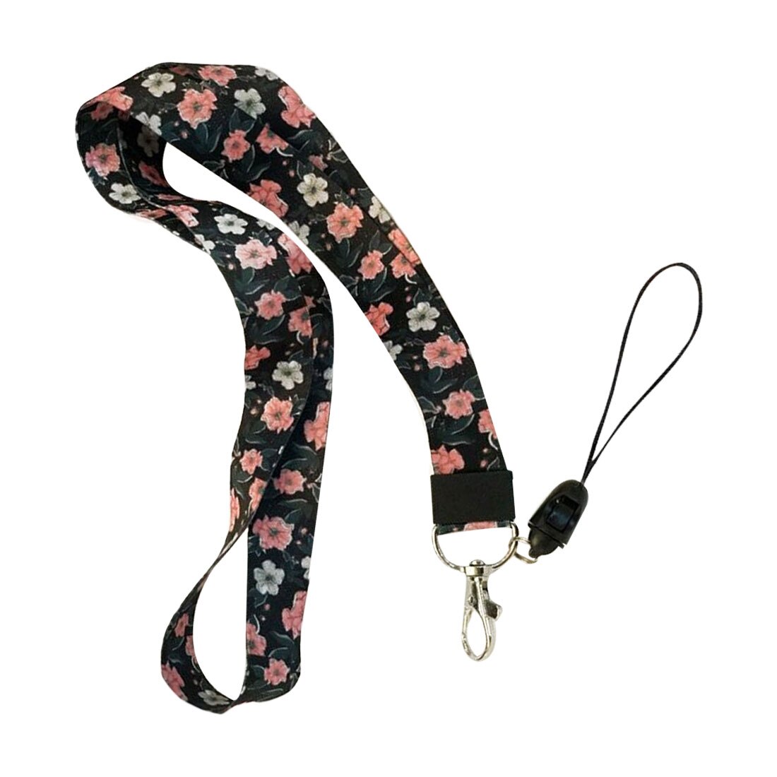 USB Badge Holder DIY Hang Rope Lariat Lanyard Flower Lanyard Neck Strap for keys ID Card Mobile Phone Straps for Huawei: 07