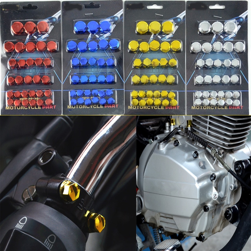 Motorcycle Plastic Schroef Moer Bout Trim Ornamental Mouldings Voor Yamaha Kawasaki Honda