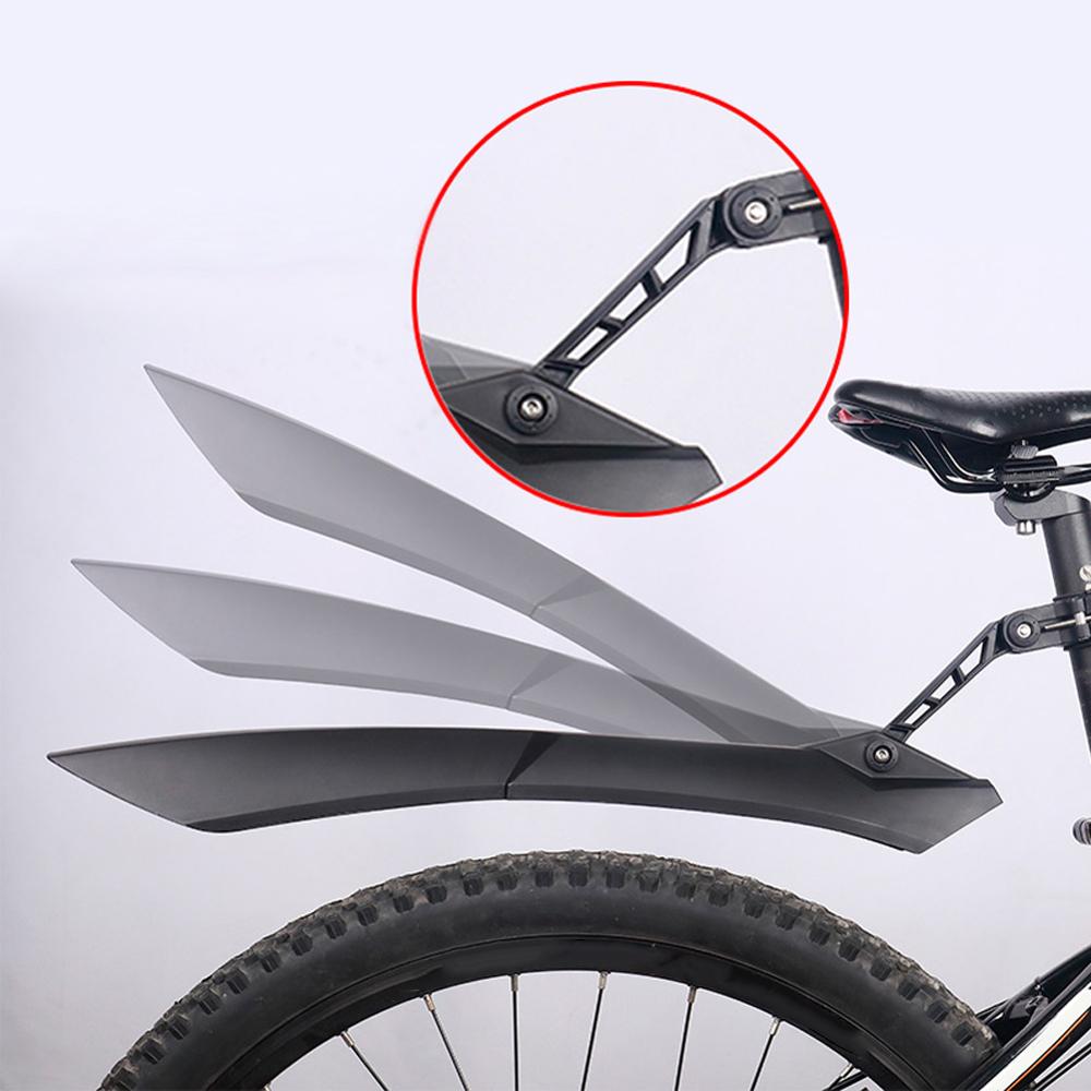 Guardabarros de bicicleta MTB 24 26 27,5 29 pulgadas, guardabarros delantero/guardabarros de rueda trasera de plástico, fácil montaje, súper largo