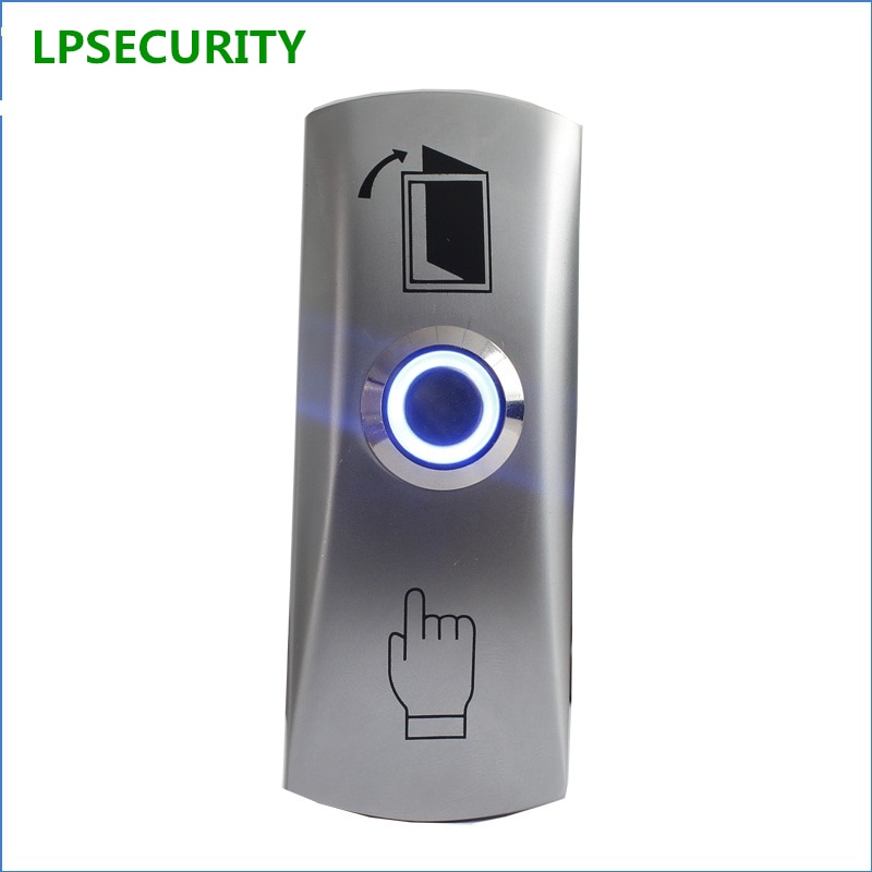 NO LED indicator Access Control Door lock Release Exit Button Sensor Switch/door access push button NO COM 80*30*23mm