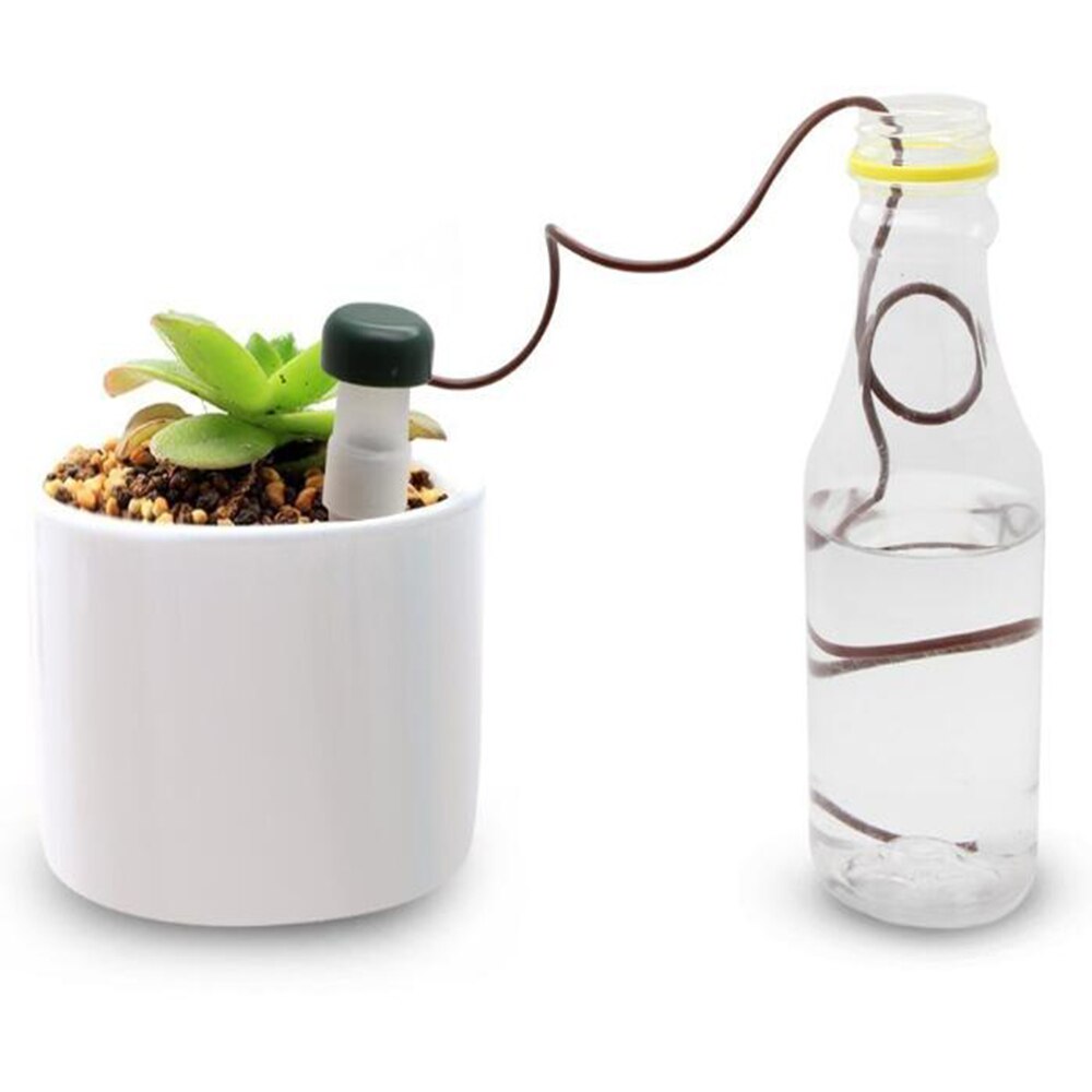 2pcs/lot PP 11*3CM Home Automatic Dripper Automatic Watering Device Drip Irrigation System with Wire