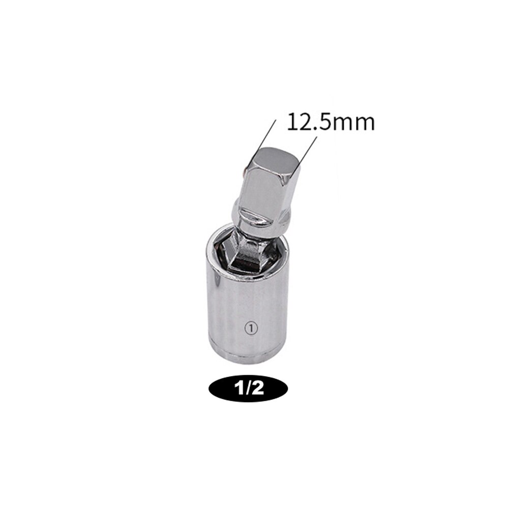 2022 Universal multi joint Wrench Socket adapter Special 1/4 3/8 1/2 sleeve universal joint Adapter Manual Socket Impact Tool: 1-2