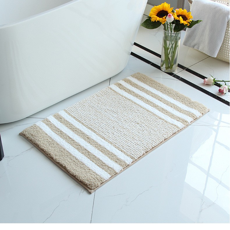 Bathroom Absorbent Doormat Non-Slip Shower Rug Quick-Dry Toilet Floor Mat Washable Entryway Foot Pad Bathroom Essential Carpet: Blue / 1700MMx2400MM
