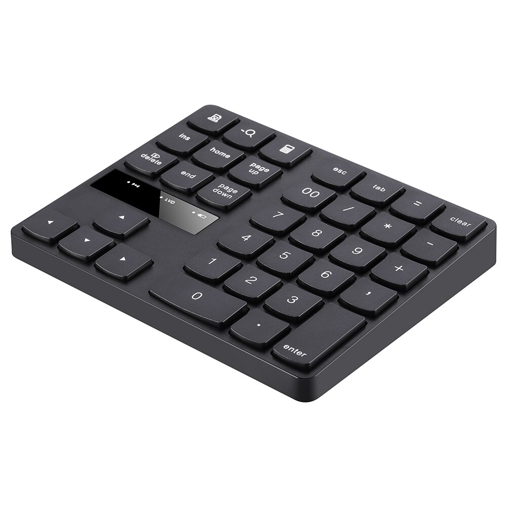 Mini Toetsenbord Een Hand Ergonomisch Game Toetsenbord Draadloze Nummer Pad Oplaadbare Toetsenbord Voor Laptop Pc