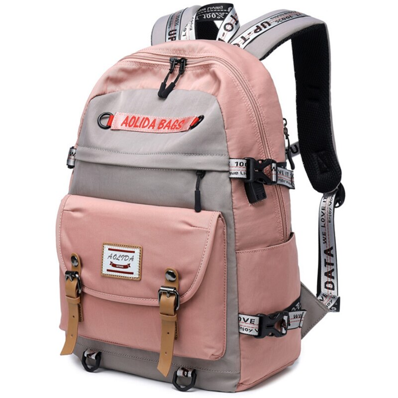 Mochilas de escuela para niñas y adolescentes de tamaño grande a la , mochila escolar de estilo coreano para niñas, bolsa para portátil para estudiantes, para chicas