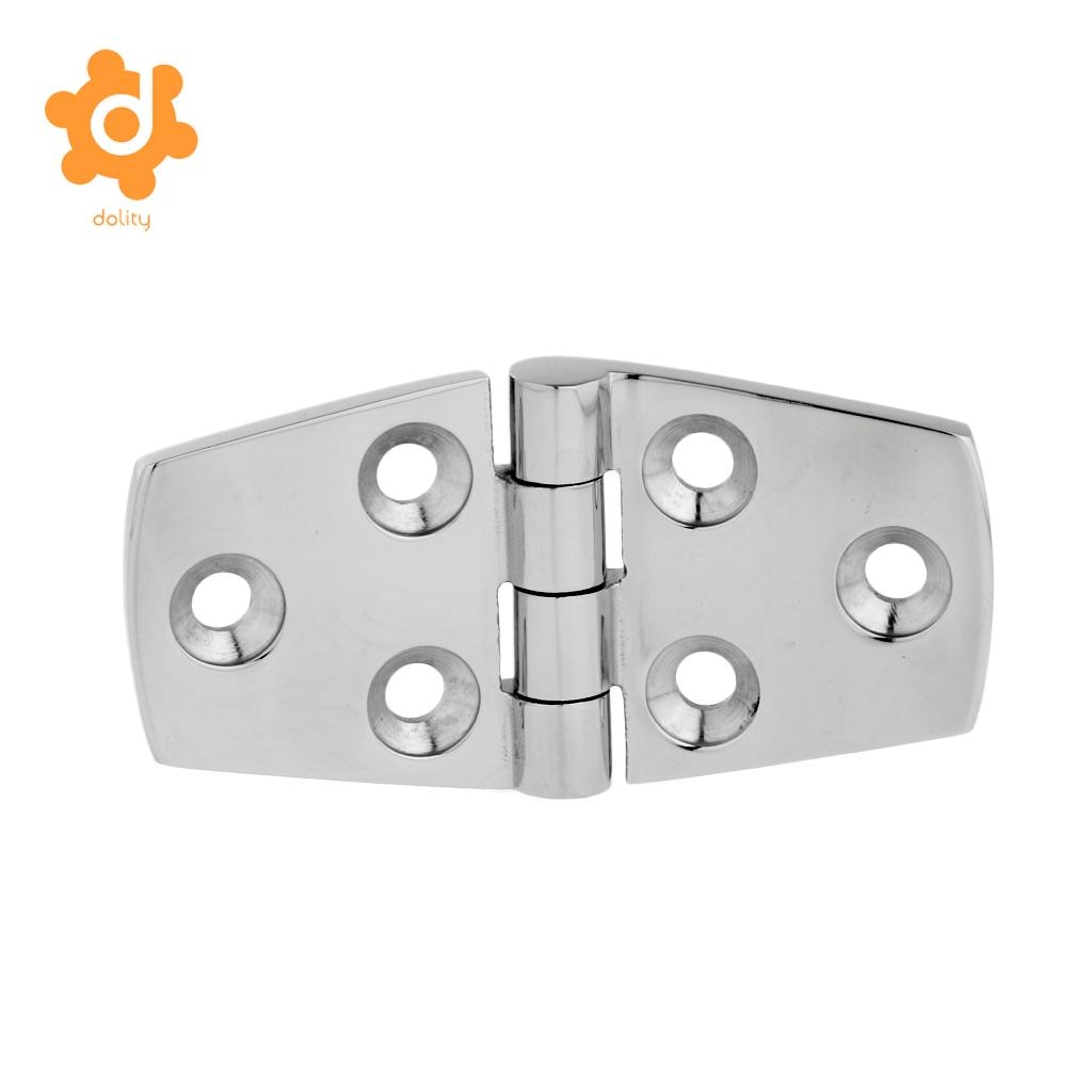 Durable 316 Marine Stainless Steel Casting Strap Hinge Door Hinge for Boat Yacht RV 3' x 1.5'