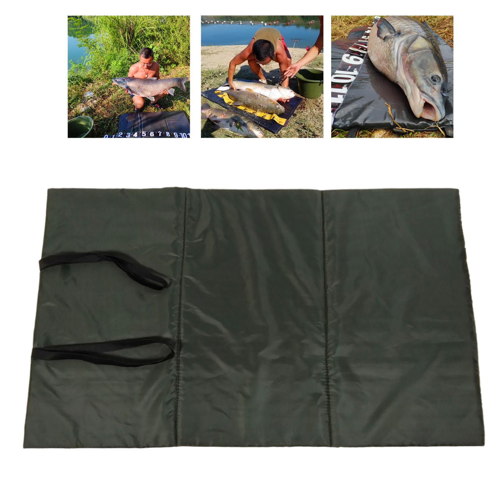 Tapis De Pêche Pliable 80x35 Cm + Hameçon - Kit Pour Pêche à La Carpe, Pratique Et Transportable - 5