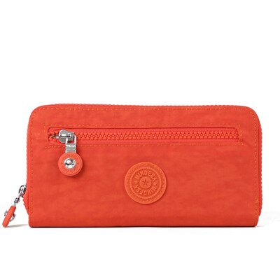 Lange geldbörse dame zipper standard brieftasche 19*11*2,5 cm: Orange