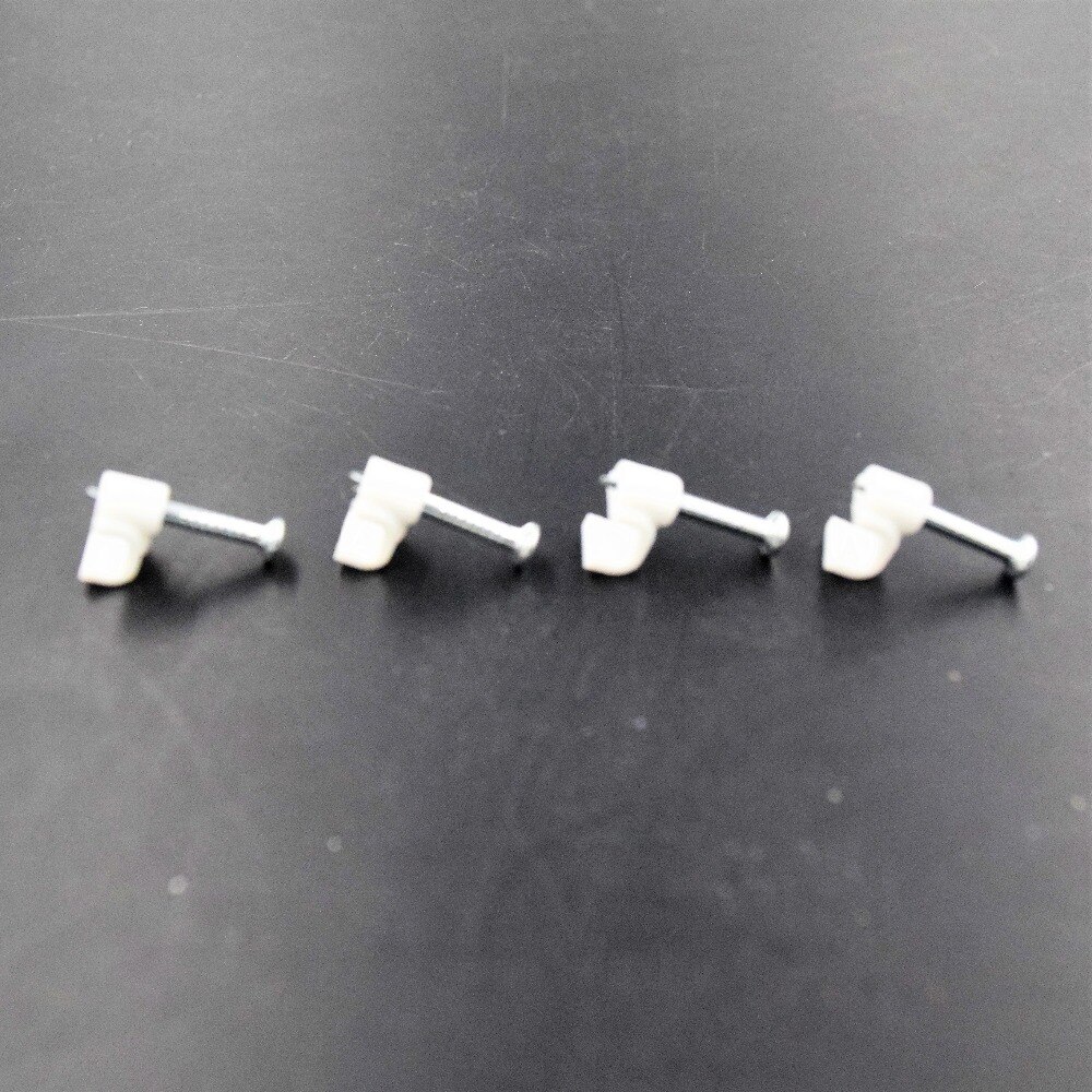 5mm cirkelbane cirkel kabel clips kabel søm wire clips 100 stk/pose 5mm kabel clips rund hvid