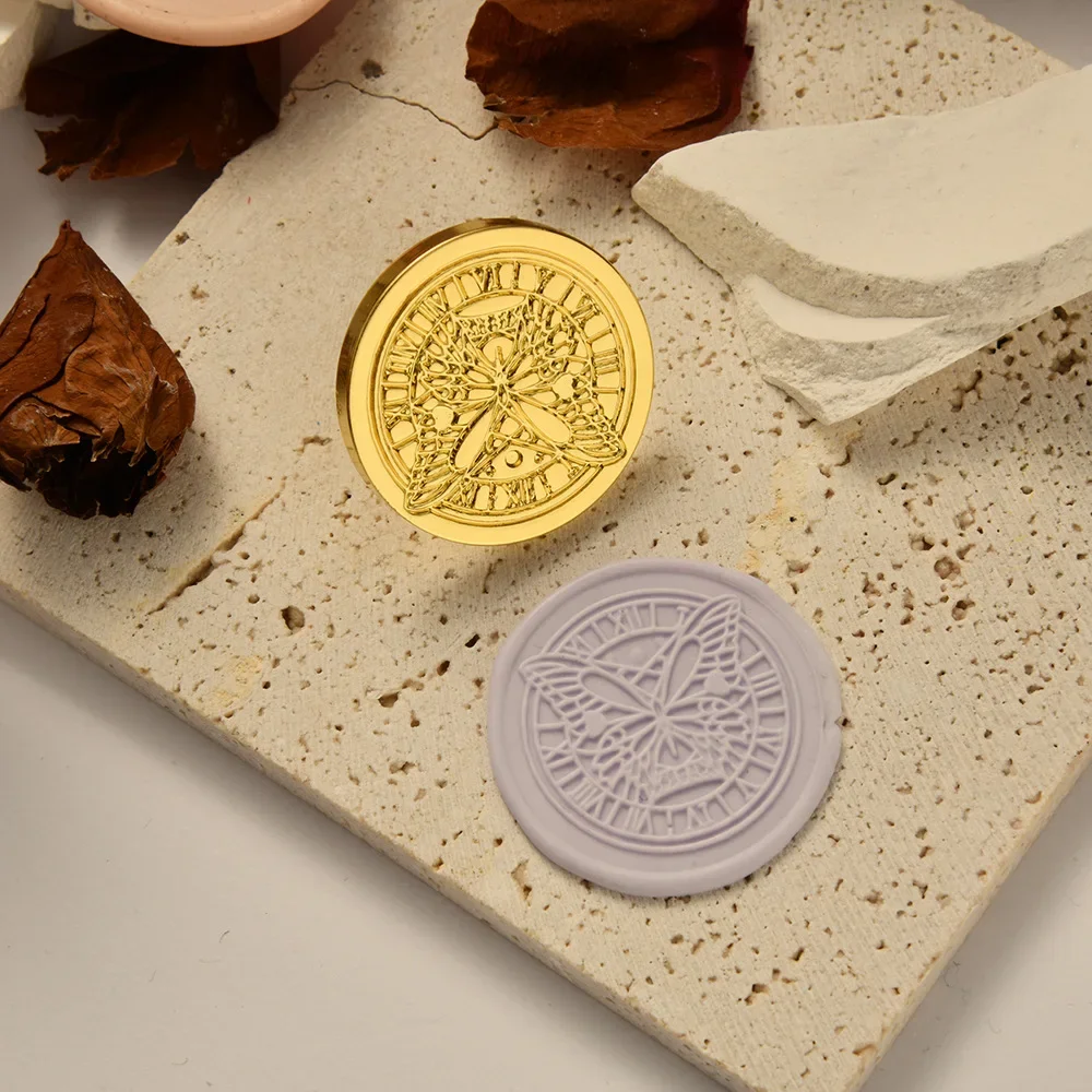 Wax Seal Stamp for Scrapbooking Photo Flower Paw Seal Wax Stamp Head Album Seal Stamp DIY Craft for Card Making ZT0102