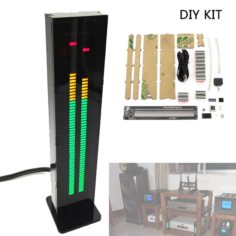 AS60 Dual Channel LED Digital Music Spectrum o Sound Level Display DIY Kit: Default Title