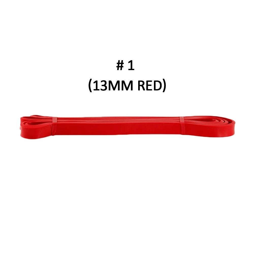 Bracelet élastique de Tension en Latex | Cordon de traction Portable, corde de Fitness, bras extensibles pratiques amovibles, bandes de résistance: 13mm red
